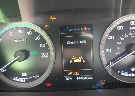 2016 Hyundai Sonata Hybrid Limited from USA, damaged, VIN KMHE34L1XGA028316